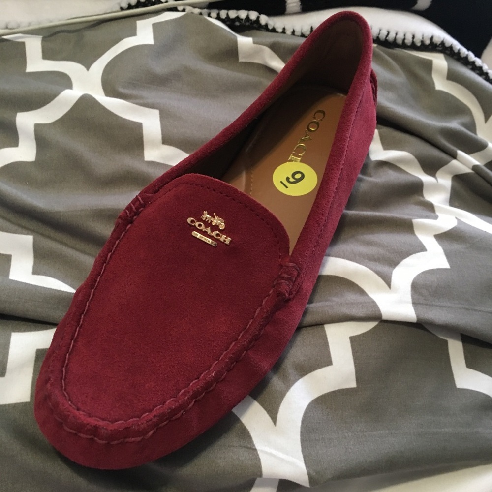 New coach loafers red - Picture 1 of 3